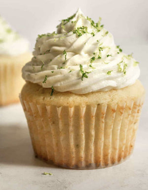 Fresh Lime Sour Cream Cupcakes