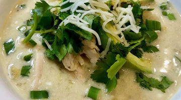 Green Chile Chicken Enchilada Soup