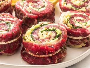 Cheesy Spinach Roll-Ups