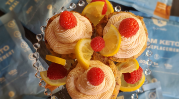 Raspberry Lemon Poppy Seed Zucchini Cupcakes