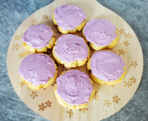 Keto Sugar Cookies with Cream Cheese Frosting