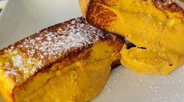 Keto Pumpkin-Stuffed French Toast