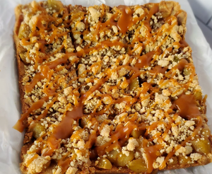 Salted Caramel Apple Pie Bars