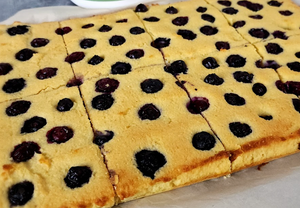 Blueberry Sheet Pancakes