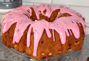 Raspberry Lemon Pound Cake