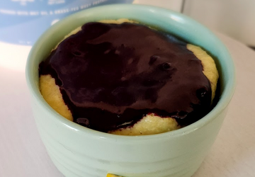 Lemon Blueberry Mug Cake