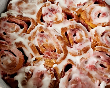 Lemon Strawberry Rolls