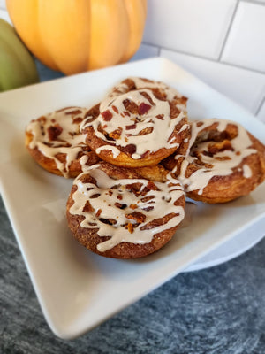 Maple Bacon Cinnamon Rolls