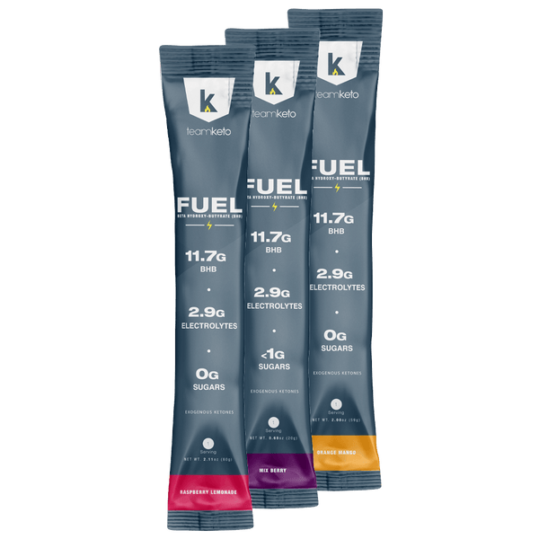 3 Fuel Ketone Travel Packs