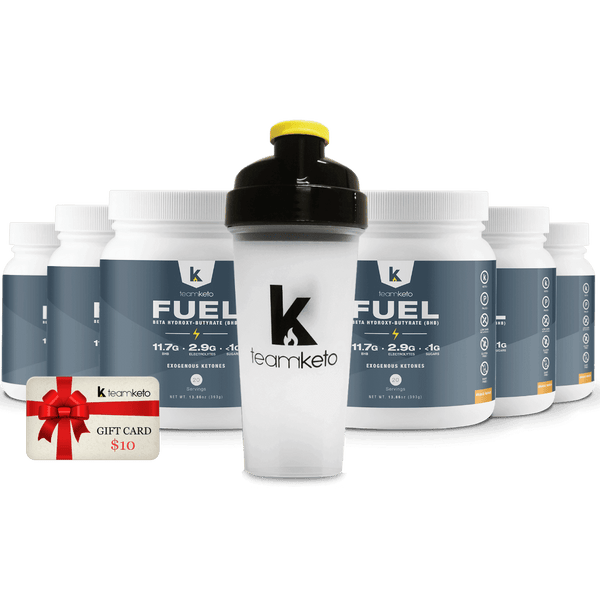 Fuel Ketones Bundle + Shaker + $10 Gift Card + Keto Challenge