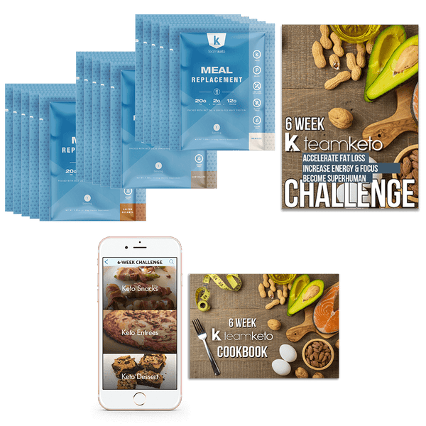 6-Week Challenge + Meal Replacement Packs (pre-order)