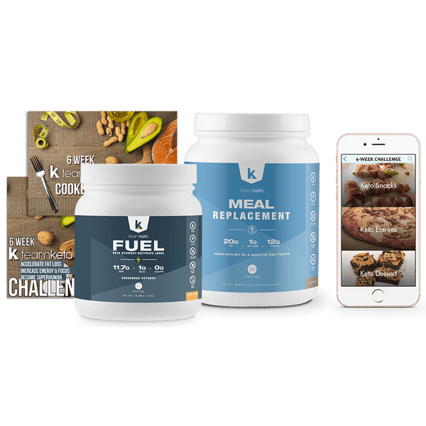 6-Week TeamKeto Challenge Fuel + Meal Replacement Bundle