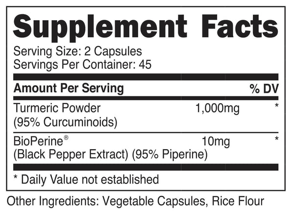 Turmeric 95% Curcuminoids - Special Offer